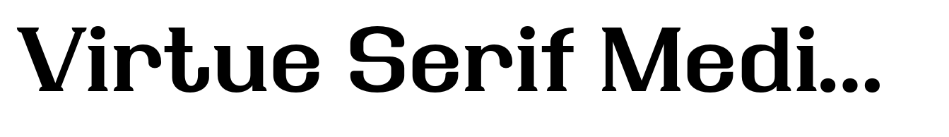 Virtue Serif Medium